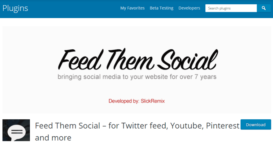 Feed Them Social Premium - SlickRemix